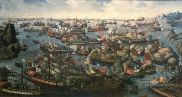 bataille de lepanto 1571 Peinture à l'huile